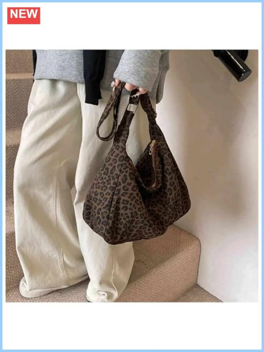 N/A trendy leopard